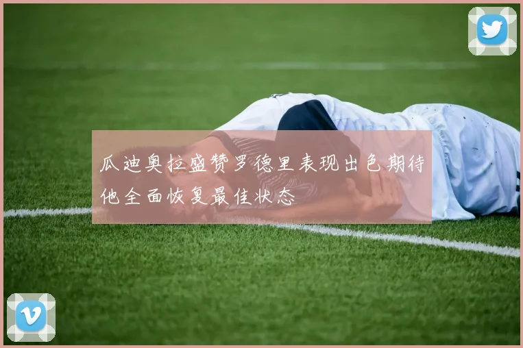 瓜迪奥拉盛赞罗德里表现出色期待他全面恢复最佳状态